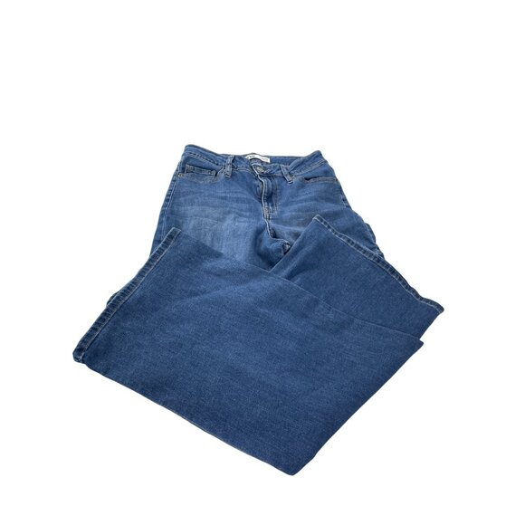 YMI High-Rise Skater Wide-Leg womans blue denim Jeans Size 3/26 SKU 9455 - Picture 13 of 13